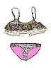 Maaji Floral Pink Two Piece Swimsuit Size 14 - photo 1