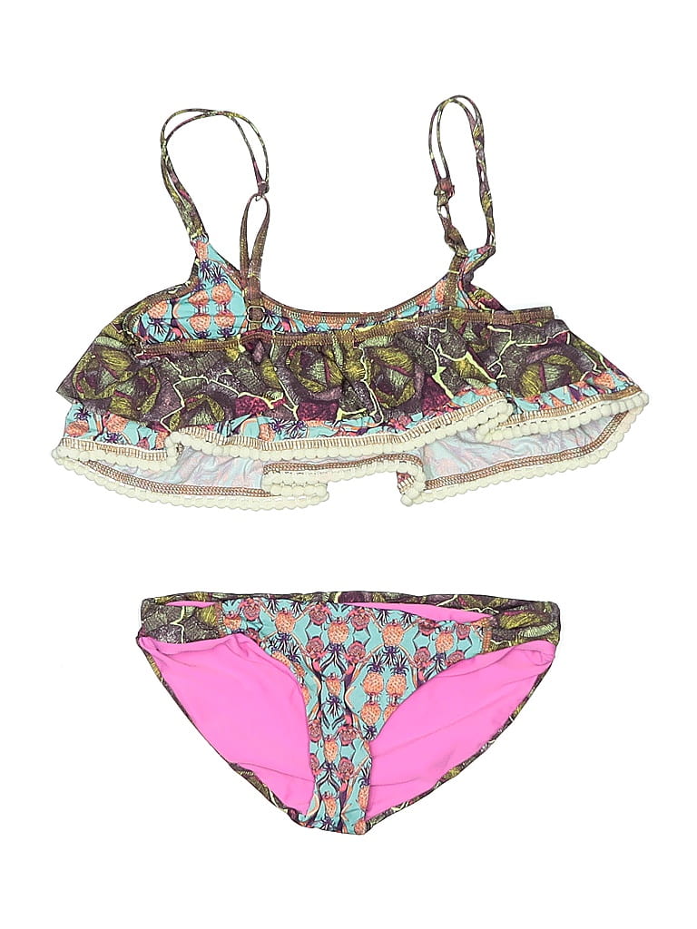 Maaji Floral Pink Two Piece Swimsuit Size 14 - photo 1