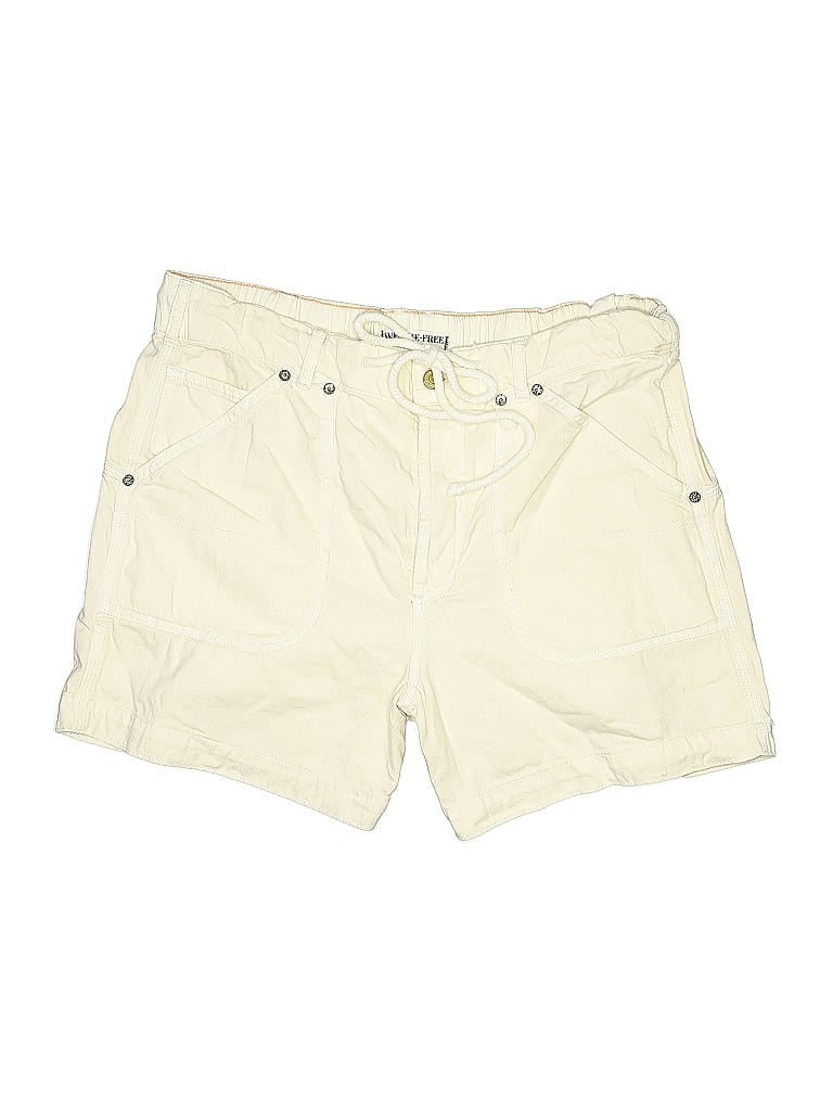 Pre-owned We The Free Khaki Shorts In Yellow