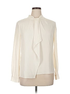 The Fold Long Sleeve Silk Top