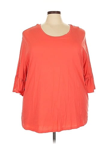 Roaman's 3/4 Sleeve Top (view 1)