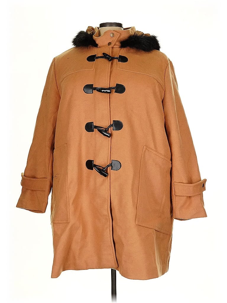 Catherines Brown Coat Size 3X - photo 1