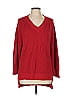 Soho Red Pullover Sweater Size L - photo 1