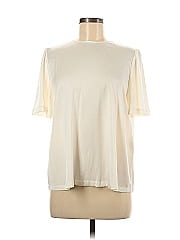 Sézane Short Sleeve Silk Top