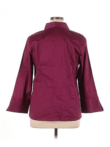 DressBarn 3/4 Sleeve Button-Down Shirt (view 2)
