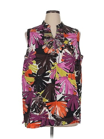 Liz & Me Sleeveless Button-Down Shirt (view 1)