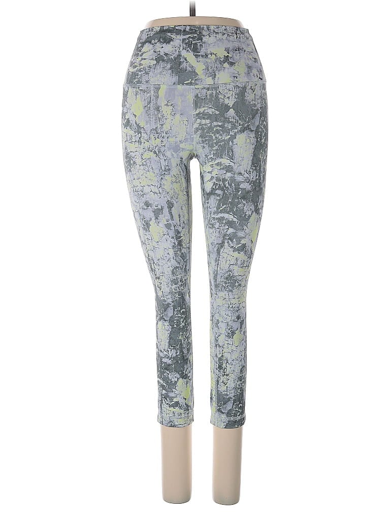 Pre-owned Lululemon Athletica Leggings In Gray