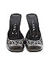 Prada 100% Leather Gray Green  Leather Embellished Mule/Clog Size EU 37 1/2 - photo 2