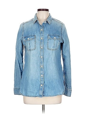 Mossimo Supply Co. Long Sleeve Button-Down Shirt (view 1)
