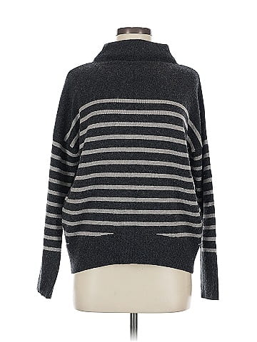 R | Label Wool Pullover Sweater (view 1)