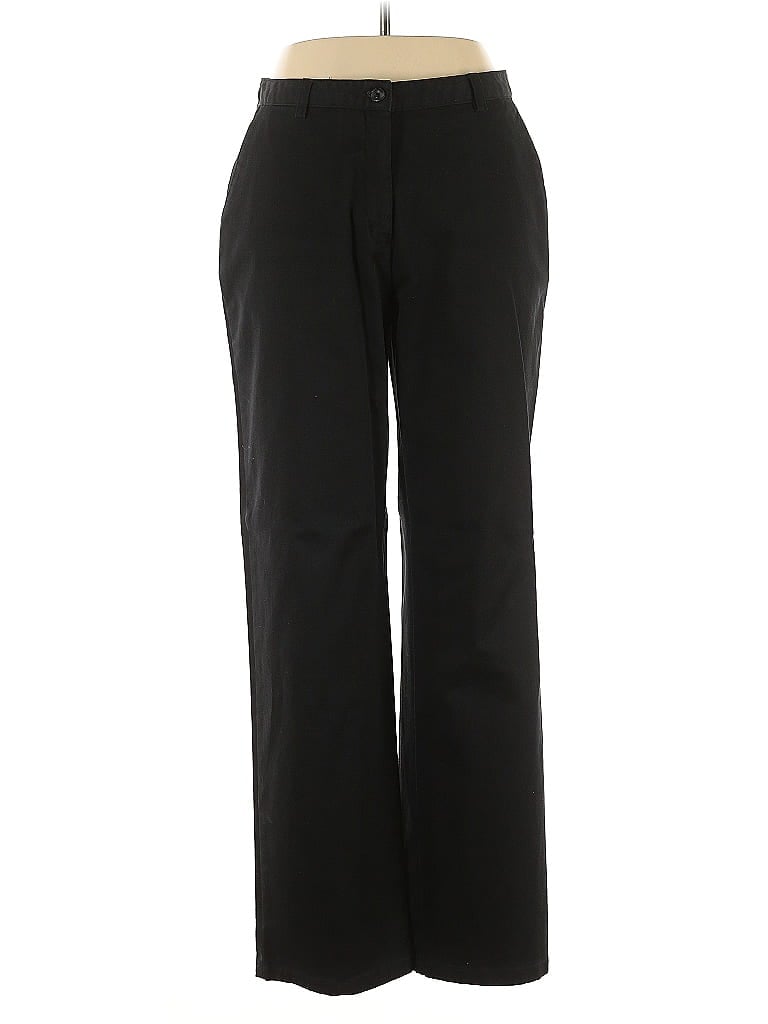 Pre-owned Eddie Bauer Dress Pants In Black