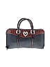 Brighton 100% Leather Hearts Brown Black Leather Satchel One size - photo 1