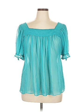 Nicole by Nicole Miller Short Sleeve Blouse (view 1)
