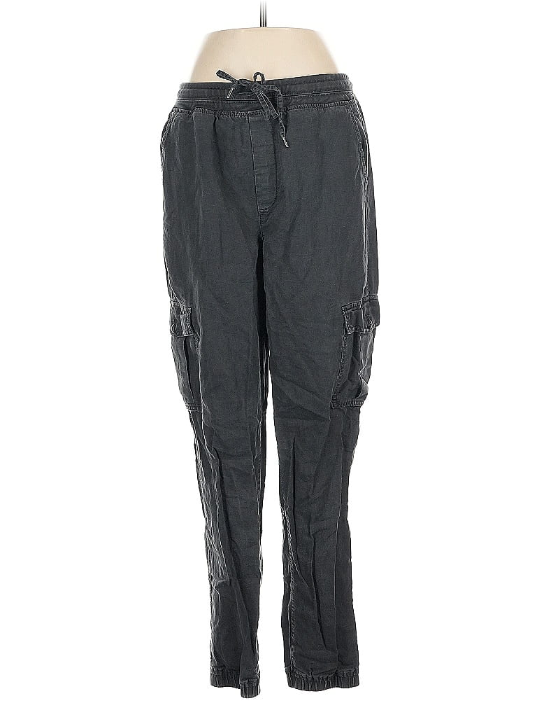Pre-owned Gap Linen Pants In Gray