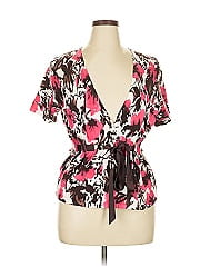 Carole Little Short Sleeve Blouse