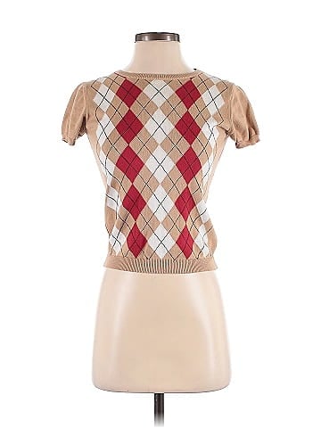 Burberry Argyle Short Sleeve Sweater (view 1)