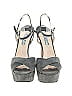 Prada Gray Suede Platform Sandals Size EU 39 - photo 2