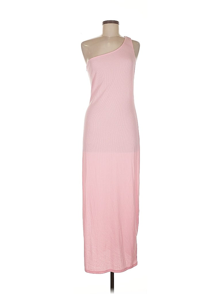 FP BEACH Solid Pink Casual Dress Size M - photo 1