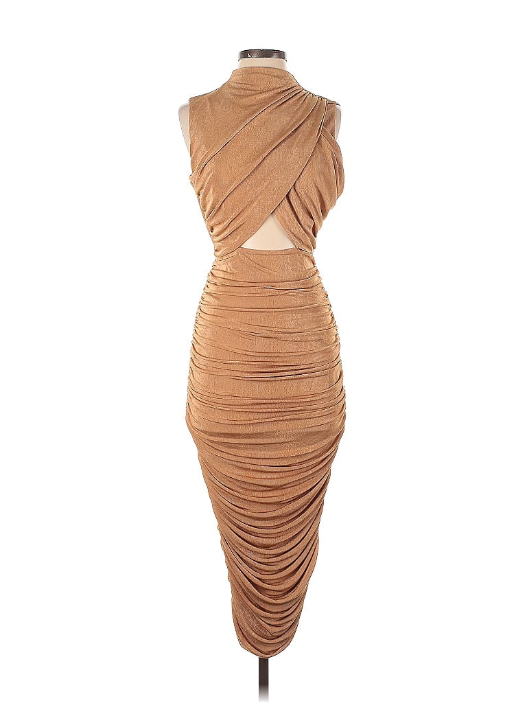 Alexia Admor Tan Cocktail Dress Size S - photo 1