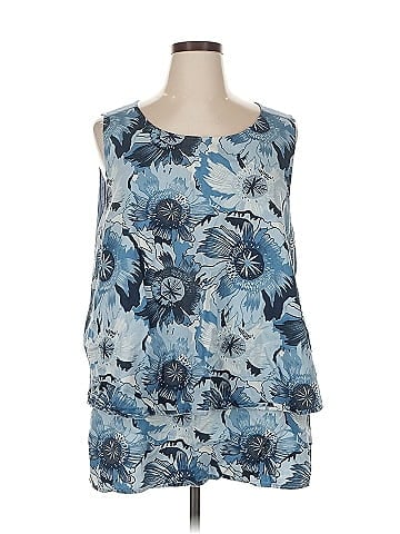 DG^2 by Diane Gilman Sleeveless Blouse (view 1)