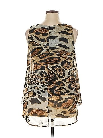 Roz & Ali Sleeveless Blouse (view 2)