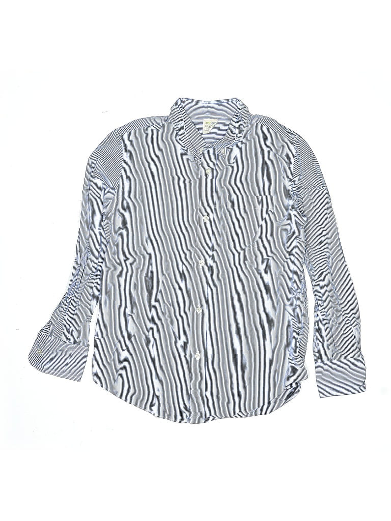 Click to view more detailed imagery on our partner's website Pre-owned Crewcuts Kids' Long Sleeve Button Down Shirt In Blue