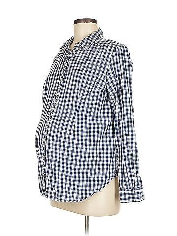 H&M Mama Long Sleeve Button-Down Shirt (view 1)