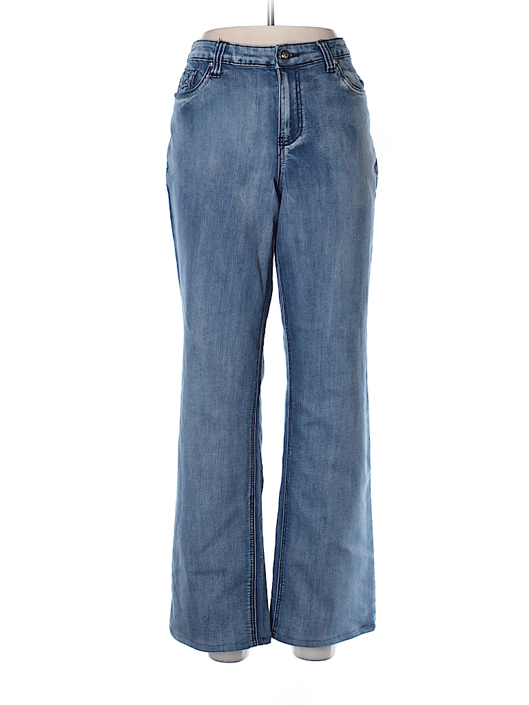 Christopher & Banks Solid Navy Blue Jeans Size 10 - 80% off | thredUP