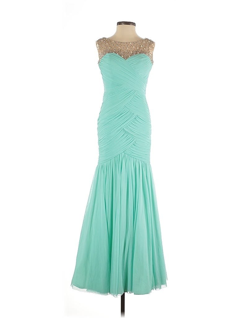 Pre-owned City Triangles Cocktail Dress In Blue