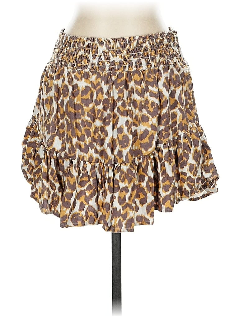 Pre-owned Aerie Casual Skirt In Brown