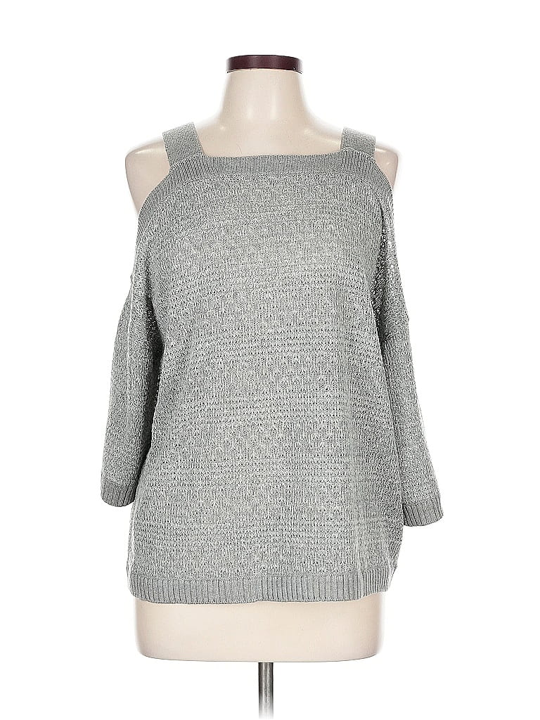 Pre-owned Hayden Pullover Sweater In Gray