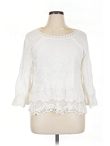 Democracy 3/4 Sleeve Blouse (view 1)