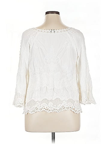 Democracy 3/4 Sleeve Blouse (view 2)
