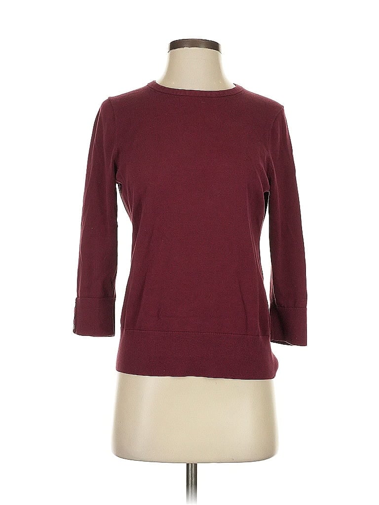Click to view more detailed imagery on our partner's website Pre-owned Lands' End Pullover Sweater In Burgundy