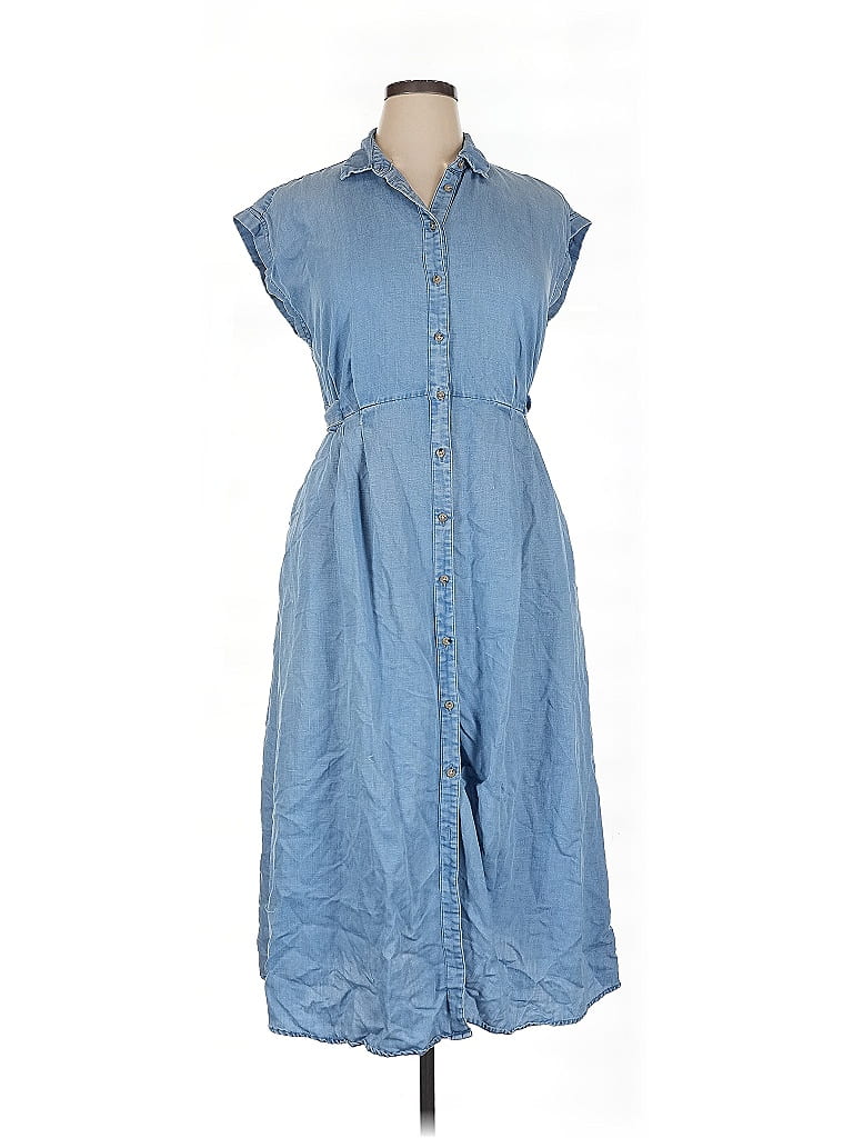 Robe Ann Taylor LOFT Bleue à Motifs Floraux - Taille S, Neuve Avec étiquettes, Doublée