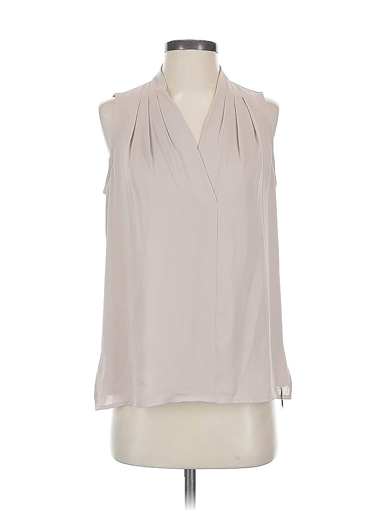 Pre-owned Elie Tahari Sleeveless Blouse In Gray