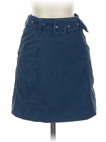 Pink Lily Denim Skirt (view 1)
