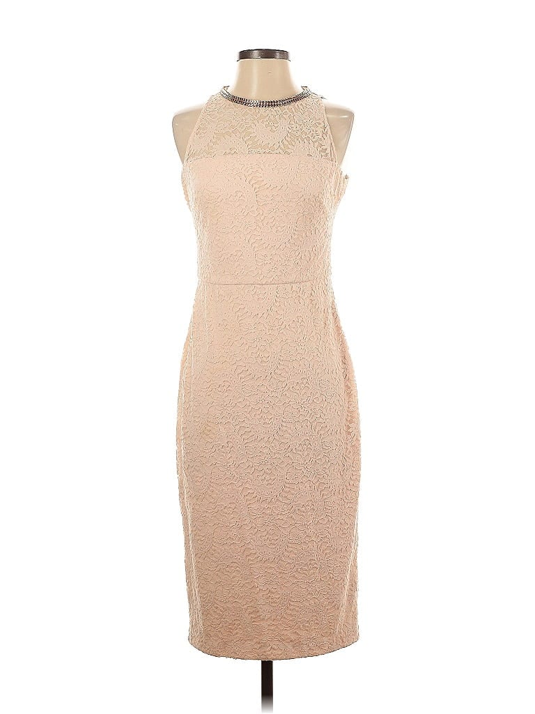 Pre-owned Jessica Simpson Cocktail Dress In Brown