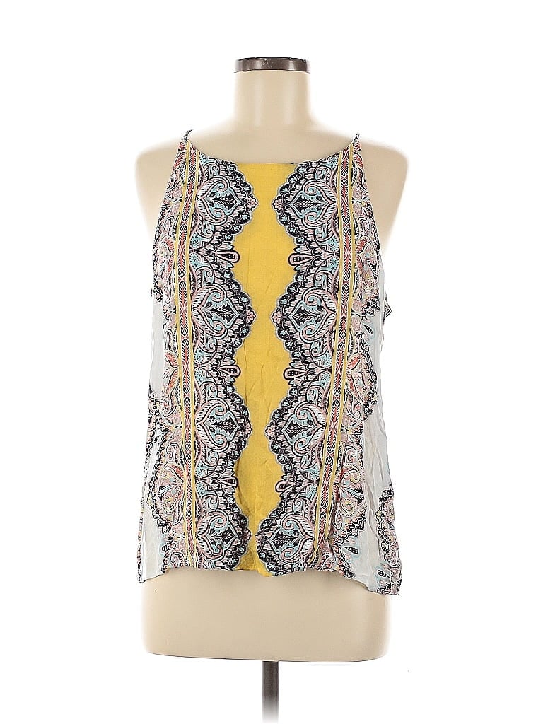 Click to view more detailed imagery on our partner's website Pre-owned Verse Sleeveless Blouse In Yellow