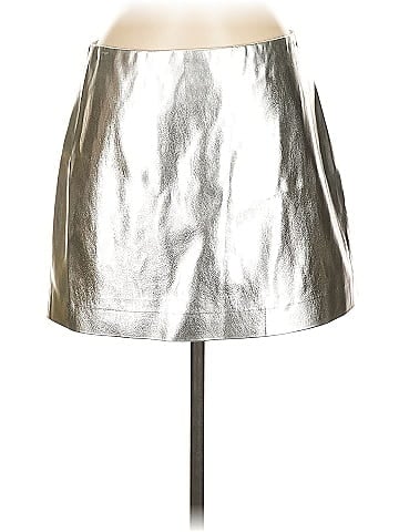 Alice + Olivia Faux Leather Skirt (view 1)