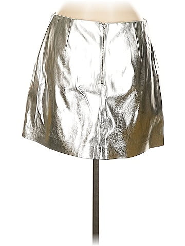 Alice + Olivia Faux Leather Skirt (view 2)
