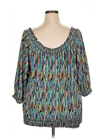 New Directions 3/4 Sleeve Blouse (view 2)