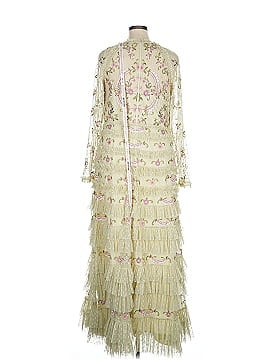 Mac Duggal 100% Polyester Silver Cocktail Dress Size 6