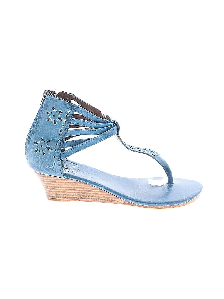 Pre-owned E.l.f. Wedges In Blue