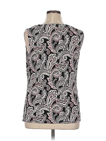 Black Label by Evan Picone Sleeveless Blouse (view 2)