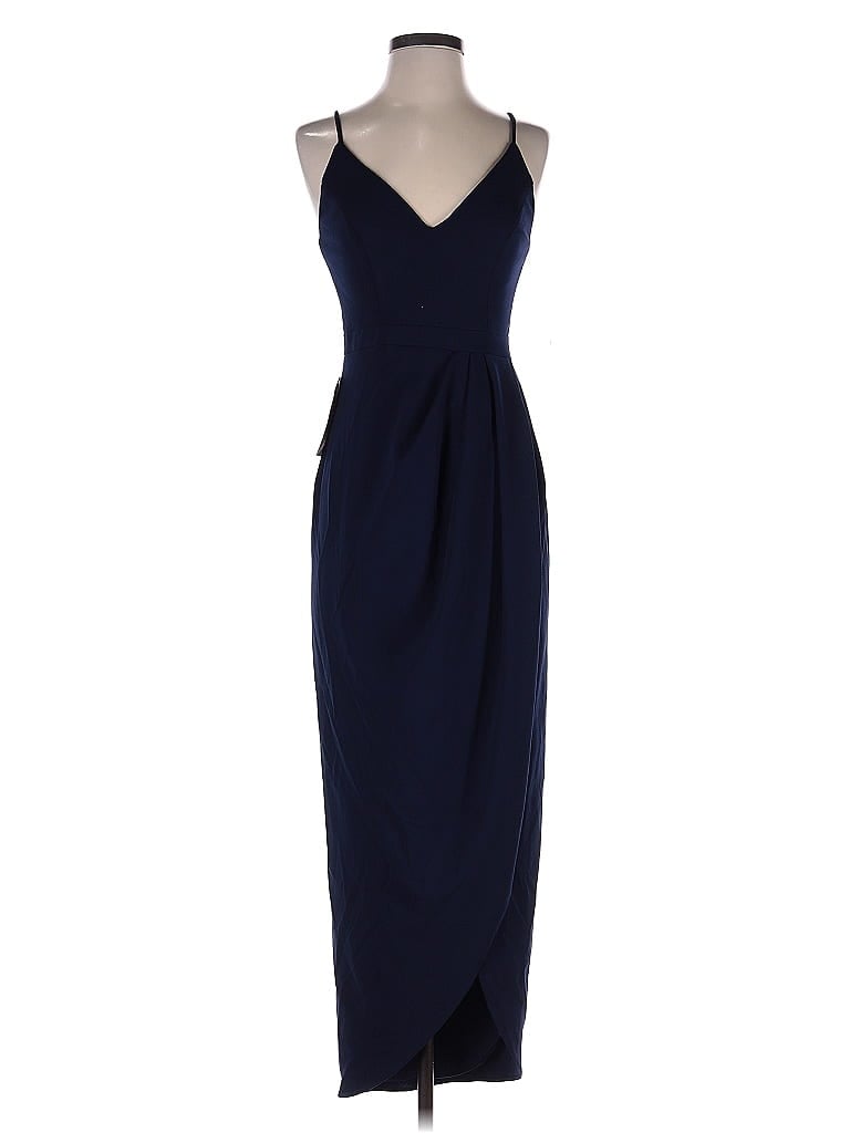 BHLDN Blue Cocktail Dress Size 4 - photo 1
