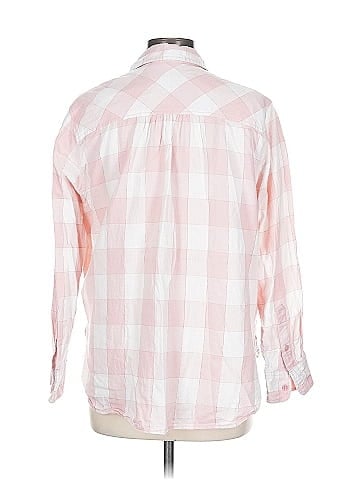 Time and Tru Long Sleeve Button-Down Shirt (view 2)
