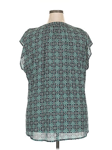 Roz & Ali Short Sleeve Blouse (view 2)