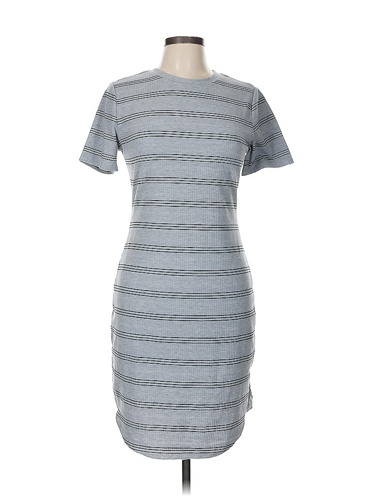 Pre-owned Gxf By Gentle Fawn Casual Dress In Gray