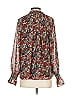VICI 100% Polyester Floral Red Long Sleeve Blouse Size S - photo 2
